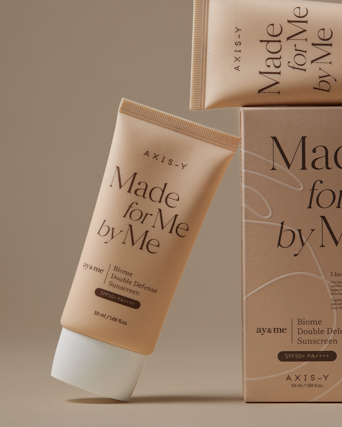 Biome Double Defense Facial Sunscreen SPF50+ PA++++, Skin Barrier Repair Sun Cream Infused With Kombucha & Galactomyces, Hydrating Lightweight Daily Sunscreen For Sensitive Skin, 50ml