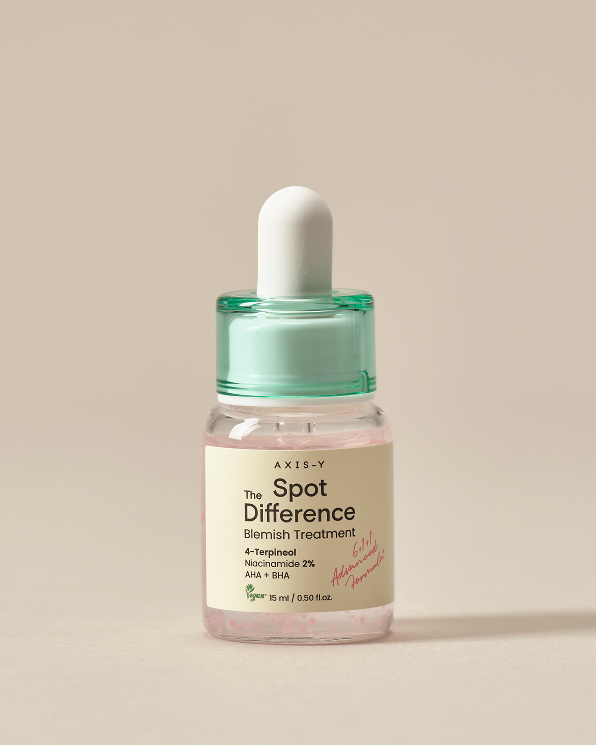 Spot The Difference Blemish Spot Treatment - 4-Terpineol 2% Niacinamide AHA BHA Soothes Breakouts & Skin Barrier Repair - Vegan Korean Skin Care Face Serum (0.50 fl. oz.)