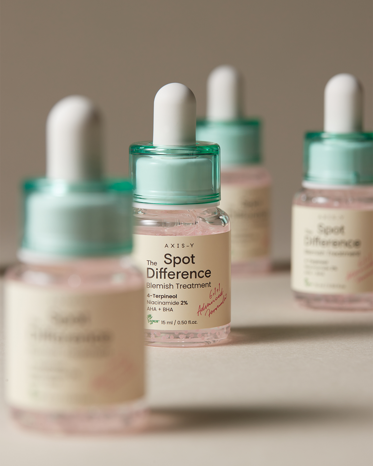 Spot The Difference Blemish Spot Treatment - 4-Terpineol 2% Niacinamide AHA BHA Soothes Breakouts & Skin Barrier Repair - Vegan Korean Skin Care Face Serum (0.50 fl. oz.)