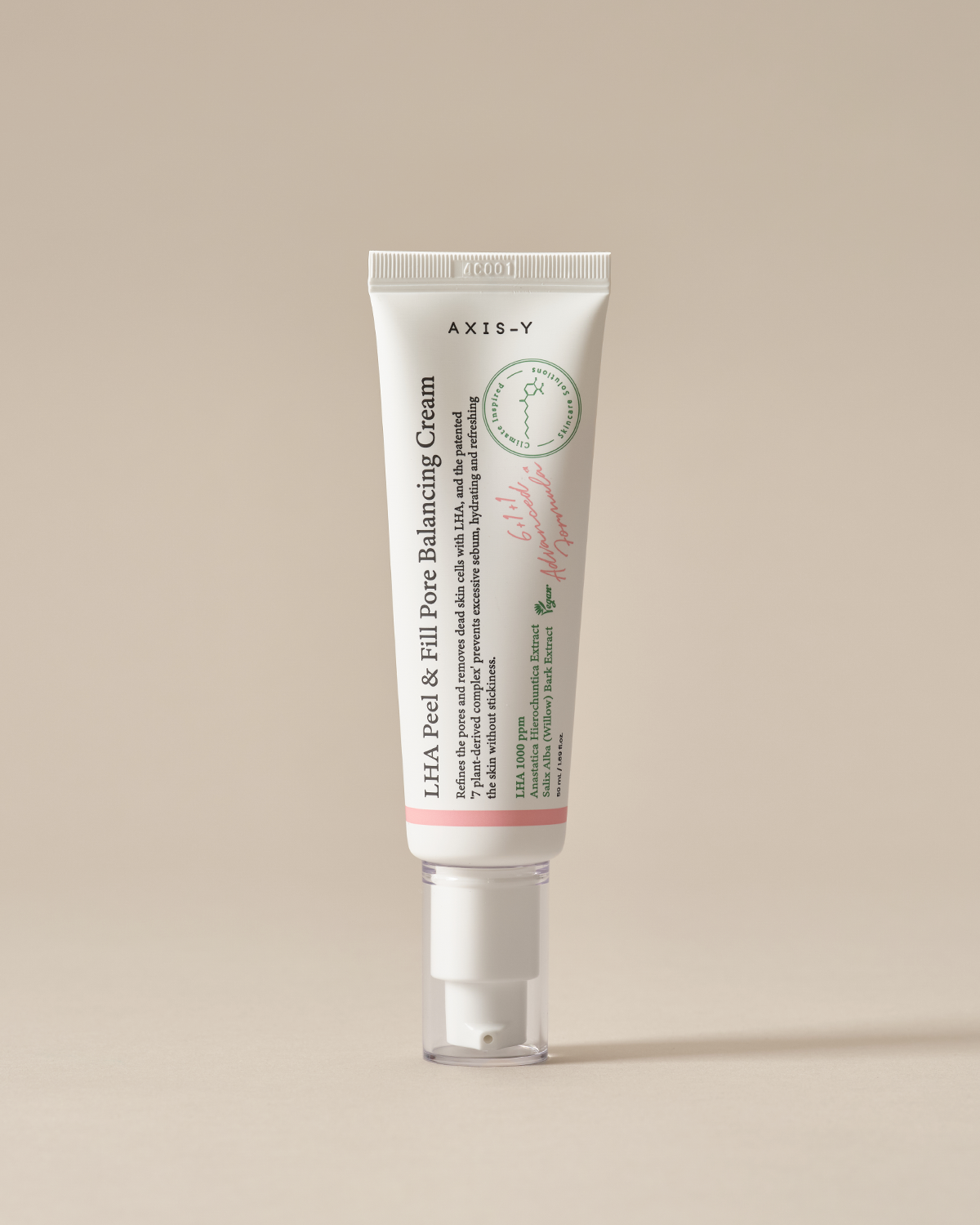 LHA Peel & Fill Pore Balancing Cream - Blackhead Remover & Pore Minimizer for Face - Vegan Korean Skin Care Face Moisturizer Cream for All Skin Types (1.69 fl. oz.)