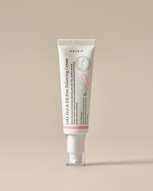 LHA Peel & Fill Pore Balancing Cream - Blackhead Remover & Pore Minimizer for Face - Vegan Korean Skin Care Face Moisturizer Cream for All Skin Types (1.69 fl. oz.)